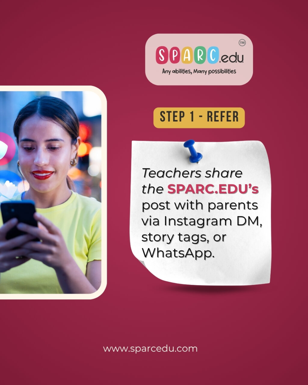 Instagram post from sparc_edu. This post is in position 1.