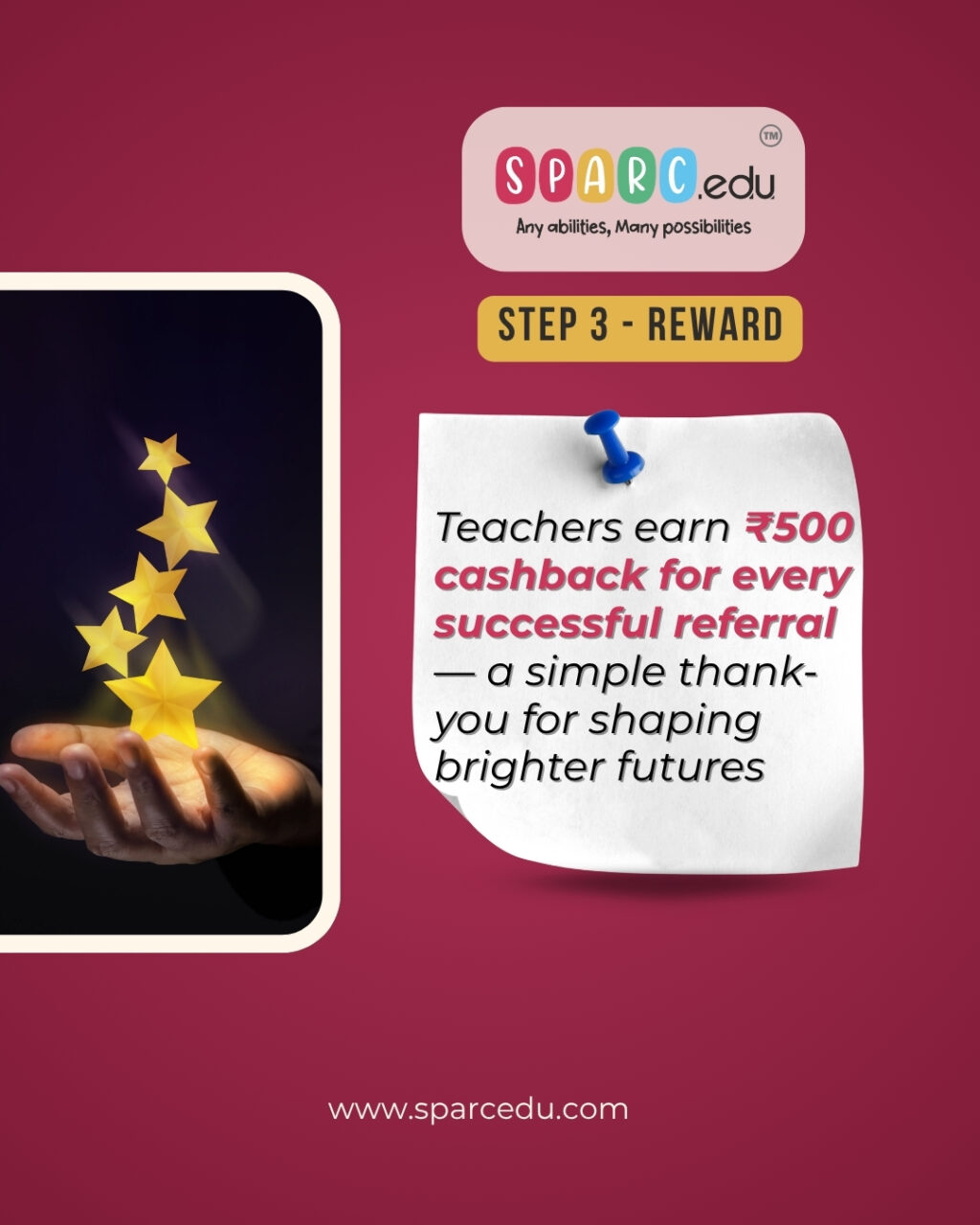 Instagram post from sparc_edu. This post is in position 3.