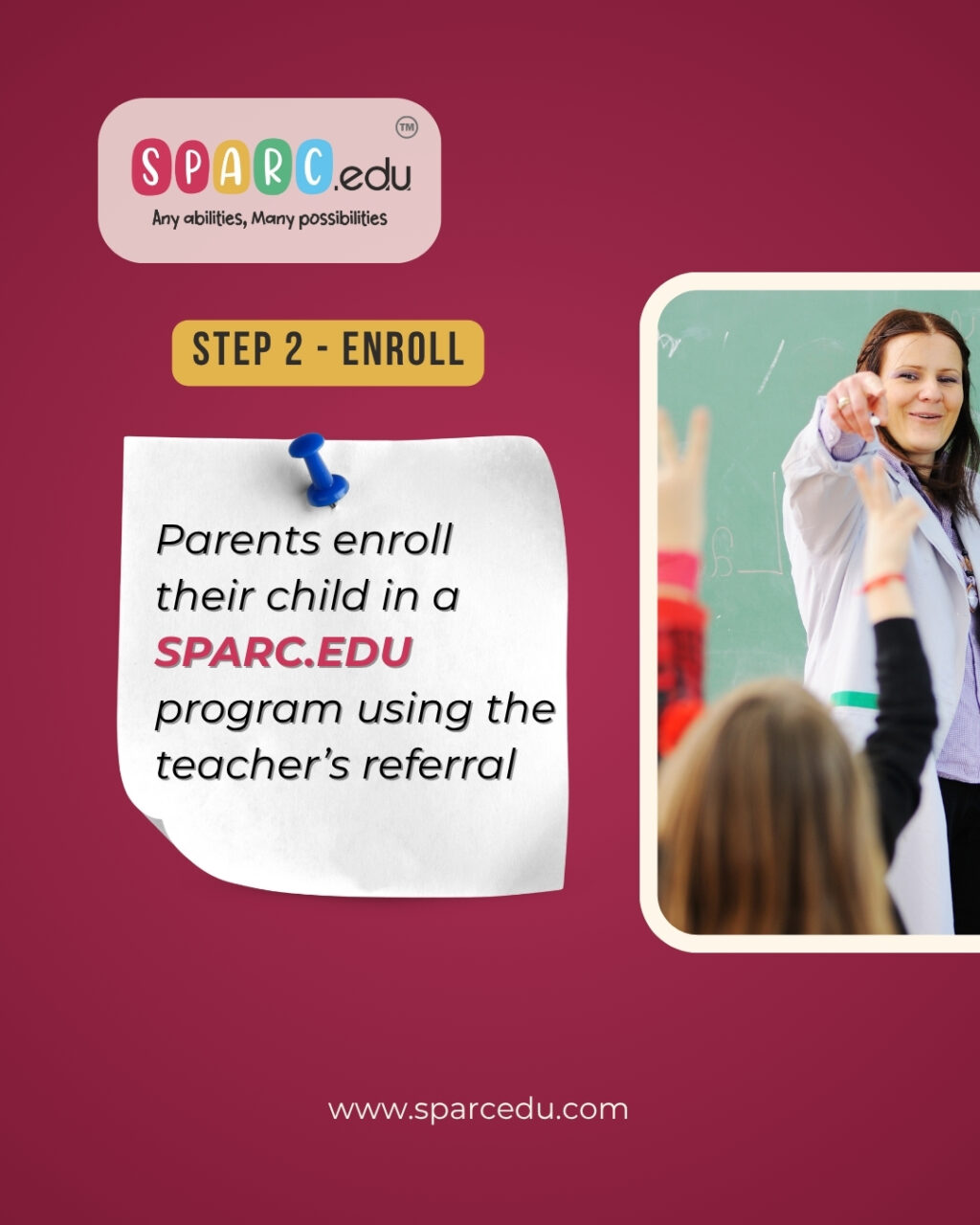 Instagram post from sparc_edu. This post is in position 2.